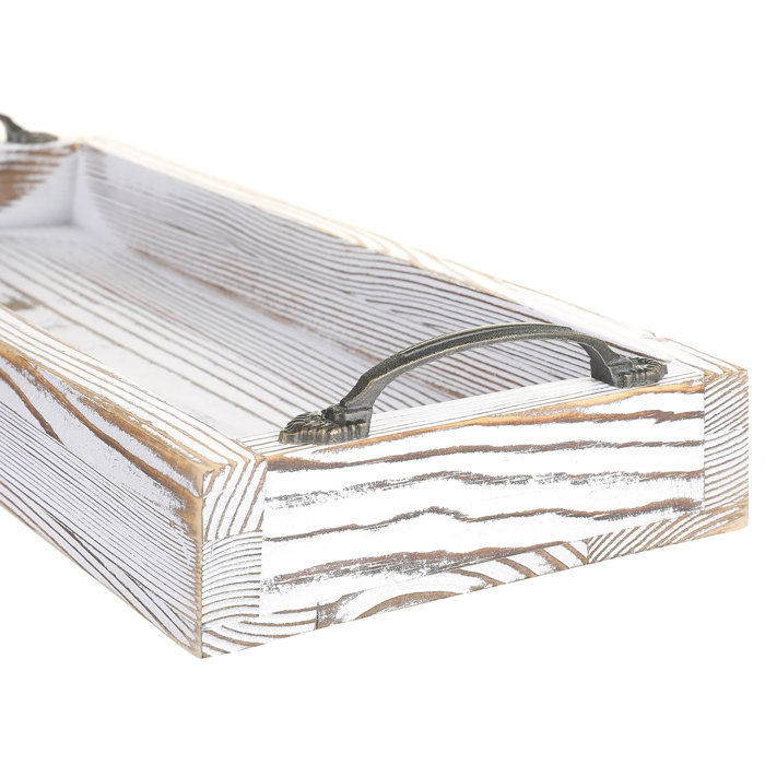 Gracie Oaks Wood Bathroom Accessory Tray & Reviews Wayfair